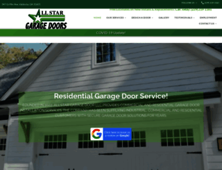 allstar-garagedoors.com screenshot