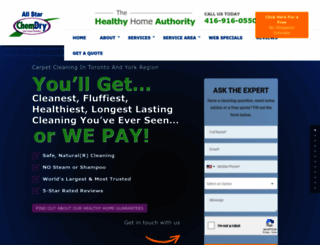 allstarcarpetcleaning.ca screenshot