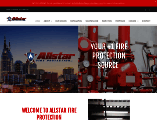 allstarfireprotection.com screenshot