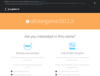 allstargame2011.it screenshot