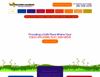 allstarkidsacademy.us screenshot