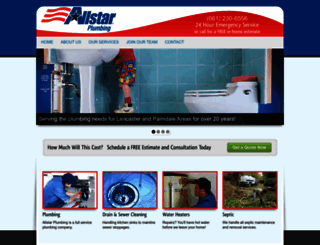 allstarplumbing.net screenshot