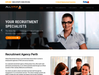 allstarrecruitmentgroup.com.au screenshot