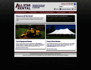 allstarrentalmi.com screenshot