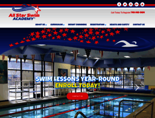 allstarswimacademy.com screenshot