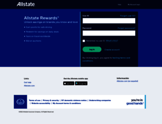 allstaterewards.com screenshot
