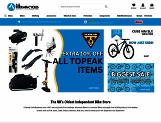 allterraincycles.co.uk screenshot