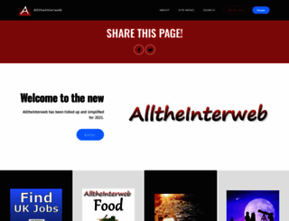 alltheinterweb.co.uk screenshot