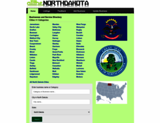 allthenorthdakota.com screenshot