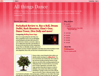 allthings4dance.blogspot.com screenshot