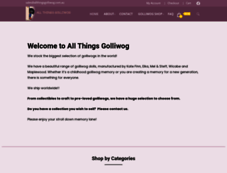 allthingsgolliwog.com.au screenshot
