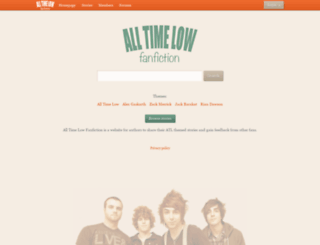 alltimelowfanfiction.com screenshot