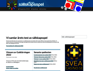 alltomsallskapsspel.se screenshot