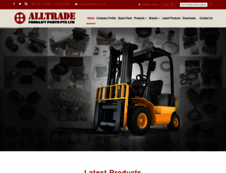 alltradeforklift.com screenshot