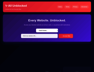 allunblocked.com screenshot