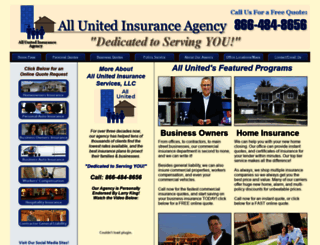 allunitedinsurance.com screenshot
