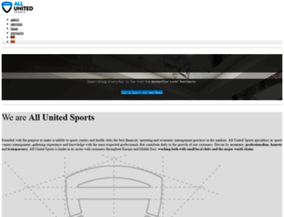 allunitedsports.com screenshot