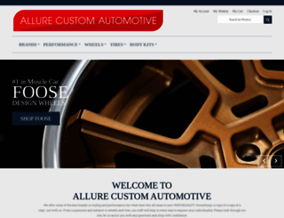 allurecustom.com screenshot