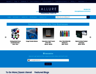 allurepromotional.ca screenshot