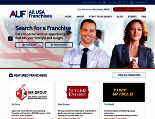 allusafranchises.com screenshot