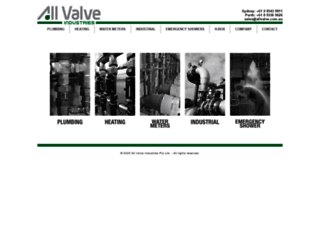allvalves.com.au screenshot