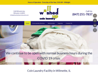 allwashedupcoinlaundry.com screenshot