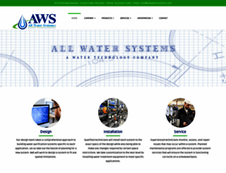 allwatersystems.com screenshot