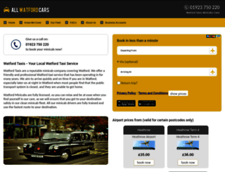 allwatfordcars.co.uk screenshot