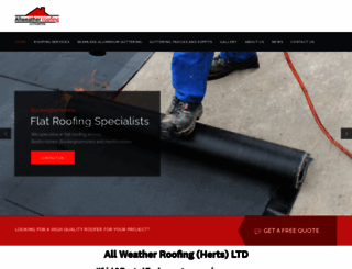 allweather-roofing.co.uk screenshot