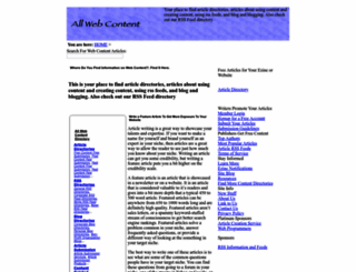 allwebcontent.com screenshot