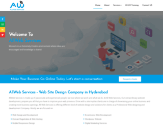 allwebservices.co.in screenshot