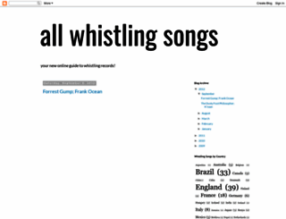 allwhistlingsongs.blogspot.com screenshot