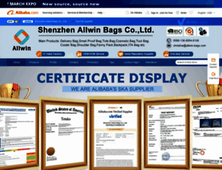 allwin-bags.en.alibaba.com screenshot