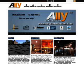 allyconstruction.com screenshot
