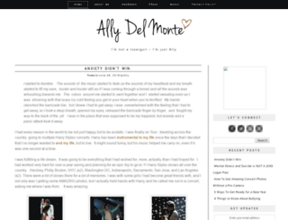allydelmonte.com screenshot
