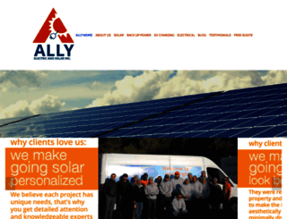 allyelectricandsolar.com screenshot