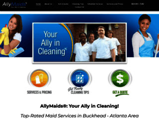 allymaids.com screenshot