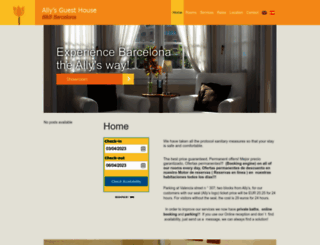 allysguesthouse.com screenshot