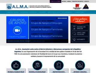 alma-alzheimer.org.ar screenshot