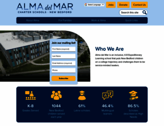 almadelmar.org screenshot