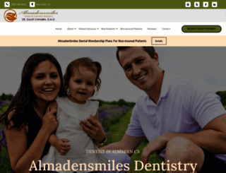 almadensmiles.com screenshot