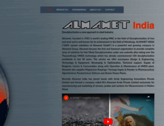 almamet-india.com screenshot