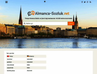 almanca-sozluk.net screenshot