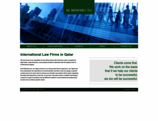 almisnad-law.com screenshot