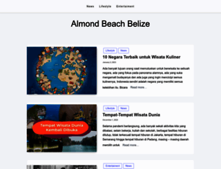almondbeachbelize.com screenshot