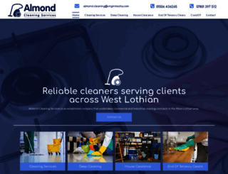 almondcleaningservices.co.uk screenshot