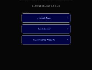 almondsburyfc.co.uk screenshot