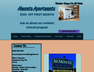 almonteapartments.com screenshot