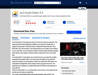 alo-audio-editor.informer.com screenshot