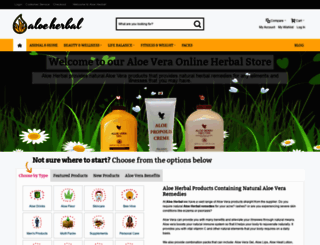 aloe-herbal.co.uk screenshot
